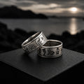 925 Sterling Silver Eye of Horus & Anubis Egyptian Ring for Men – Vintage Gothic Symbol Jewelry