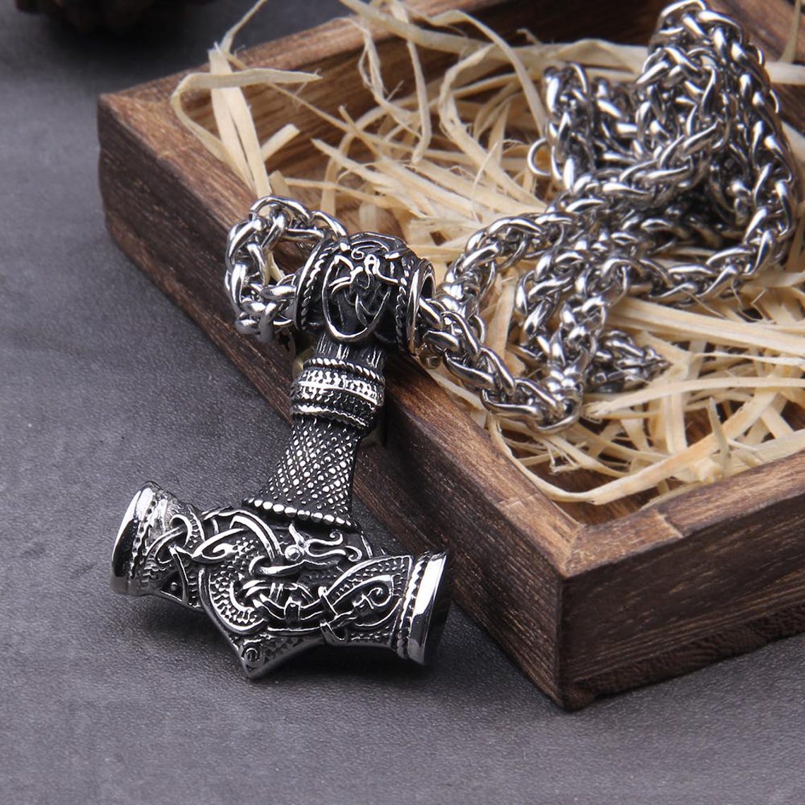 Thor’s Hammer Mjolnir Pendant | Norse Viking Jewelry | YesGleam