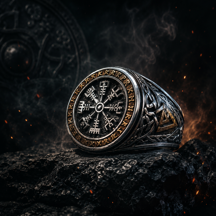 Rune jewelry and Viking rings by YesGleam